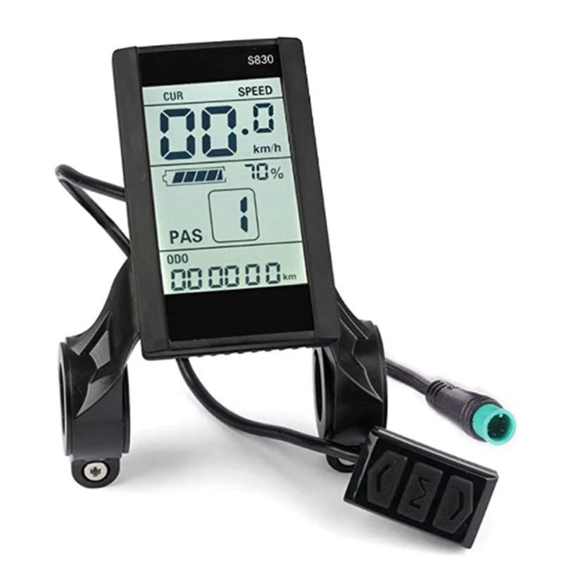 

Протокол 2, дисплей для электрического велосипеда, 24 В, 36 В, 48 В, ЖК-дисплей S830 с USB-соединением (5 контактов)