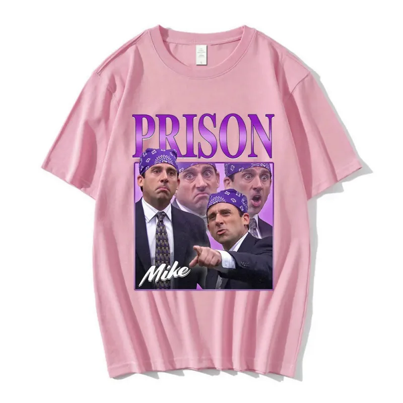 Повседневная Хлопковая мужская футболка с принтом майка Скотта коротким рукавом