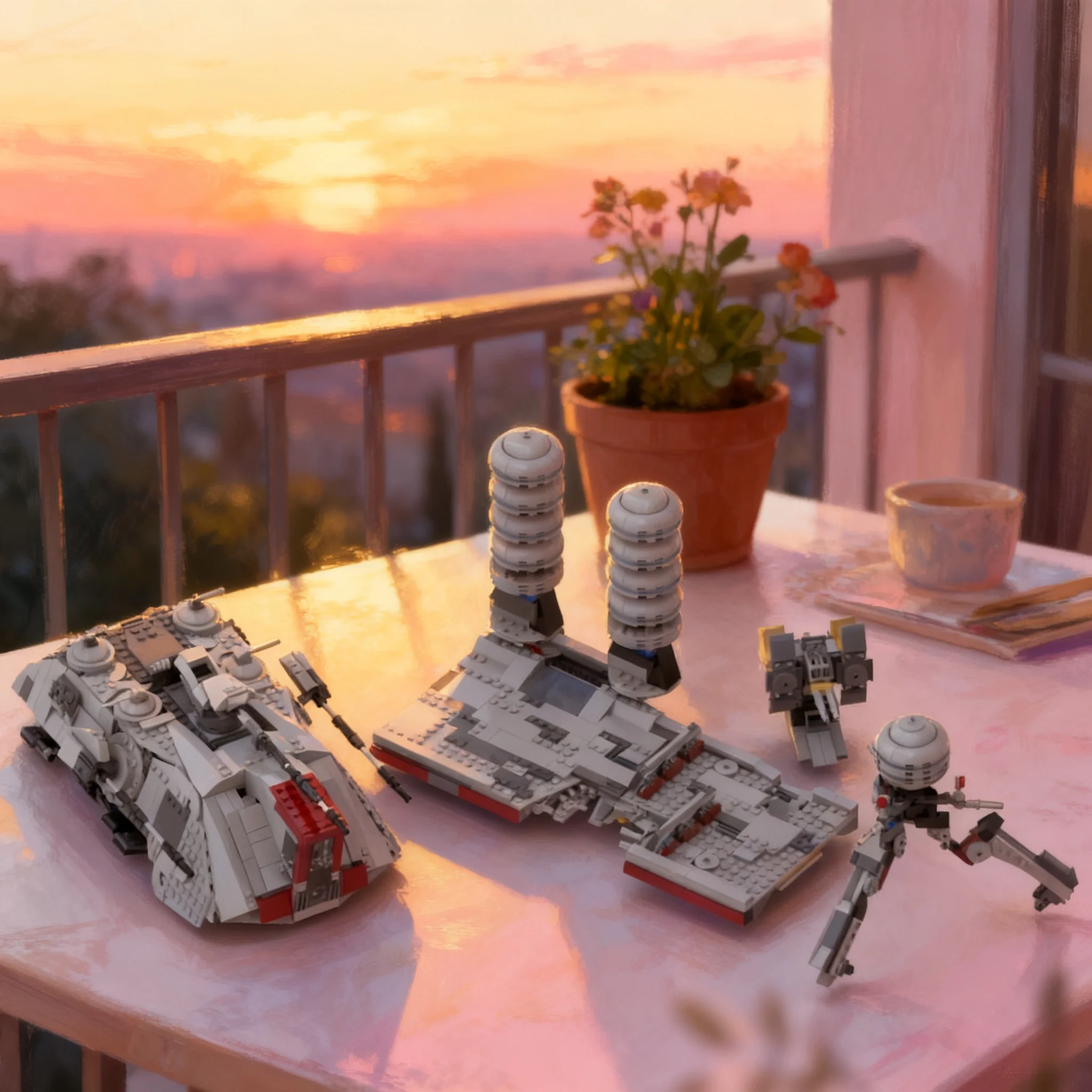 Фото Набор для сборки MOC Star Battle Mygeeto, 1486 деталей, альтернативные модели, конструктор, идея для самостоятельной сборки, рождественский подарок, игрушка №1