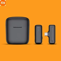 xiaomi %e2%80%93 j13 wireless microphone 2 4g radio one to two with noise reduction function for mobile phone interview lavalier
