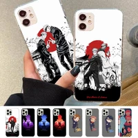 anime jujutsu kaisen phone case for iphone 11 12 13 mini pro max 8 7 6 6s plus x 5 se 2020 xr xs case shell