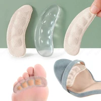 silicone forefoot gel pads for women high heels inserts insoles for sandals sole shoes backs stickers non slip foot heel protect