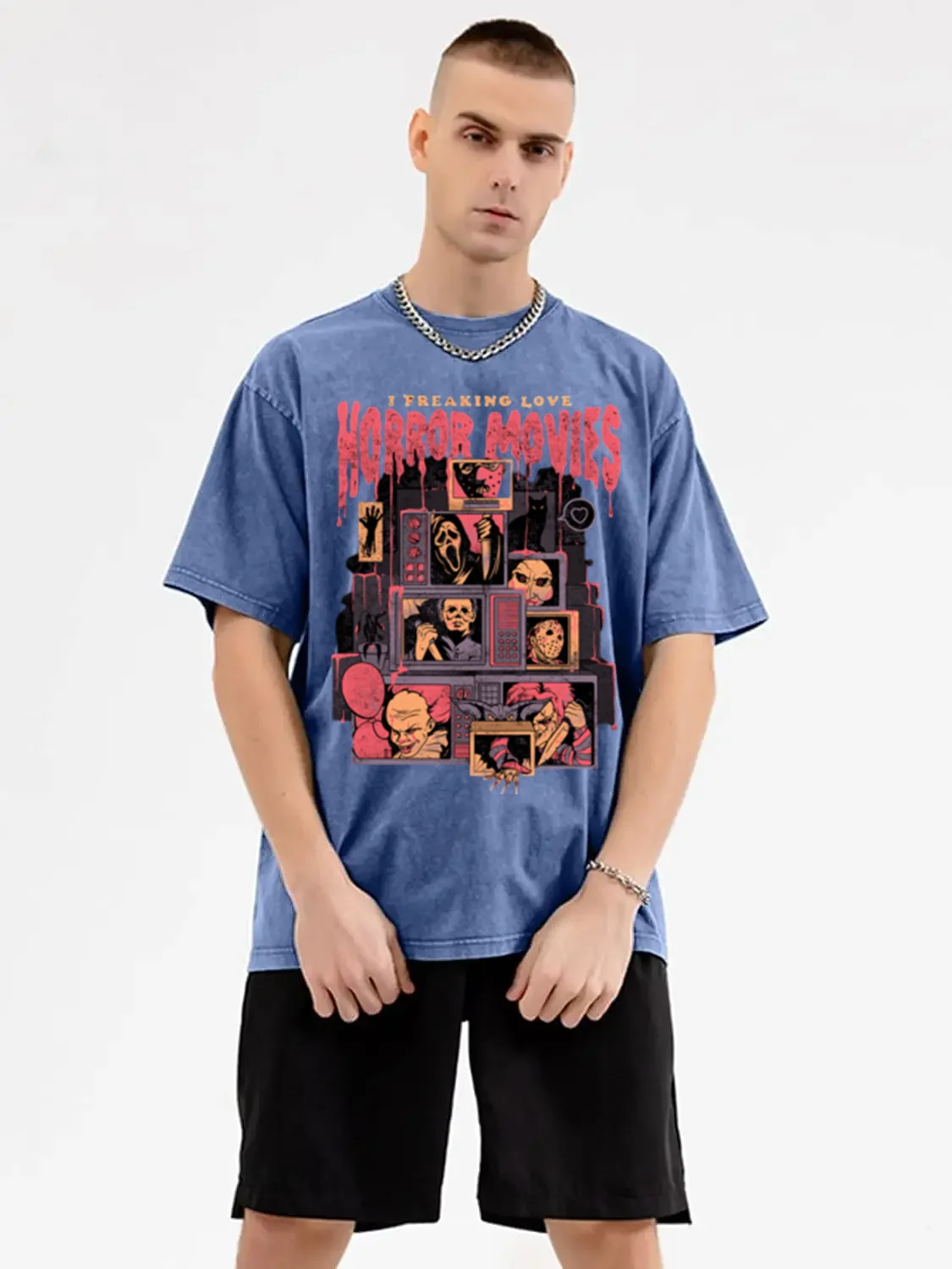 Футболка с аниме принтом Kanye