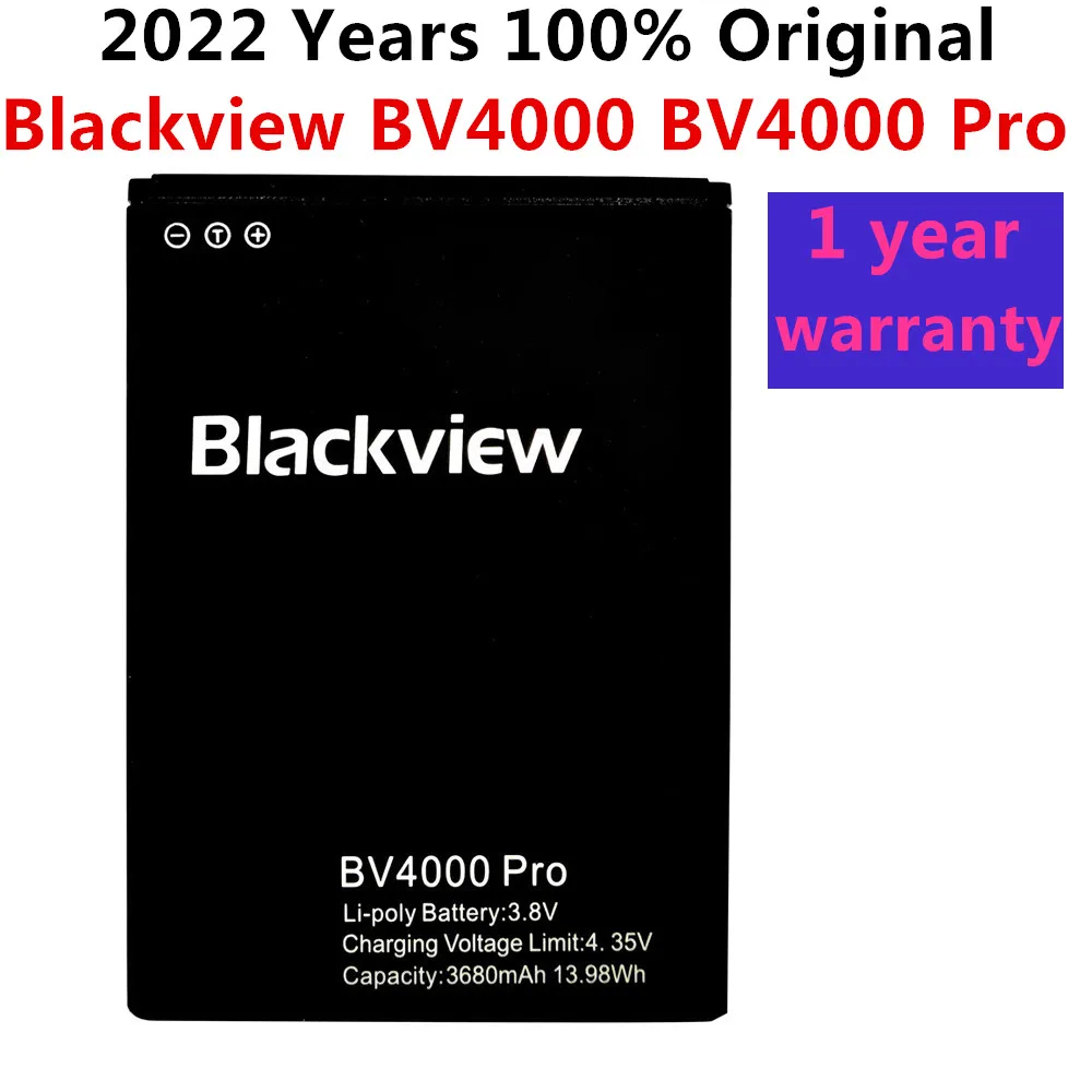

100% Original New 3680mAh Battery BV4000 For Blackview BV4000 BV 4000 Pro MTK6580A Phone High Quality battery