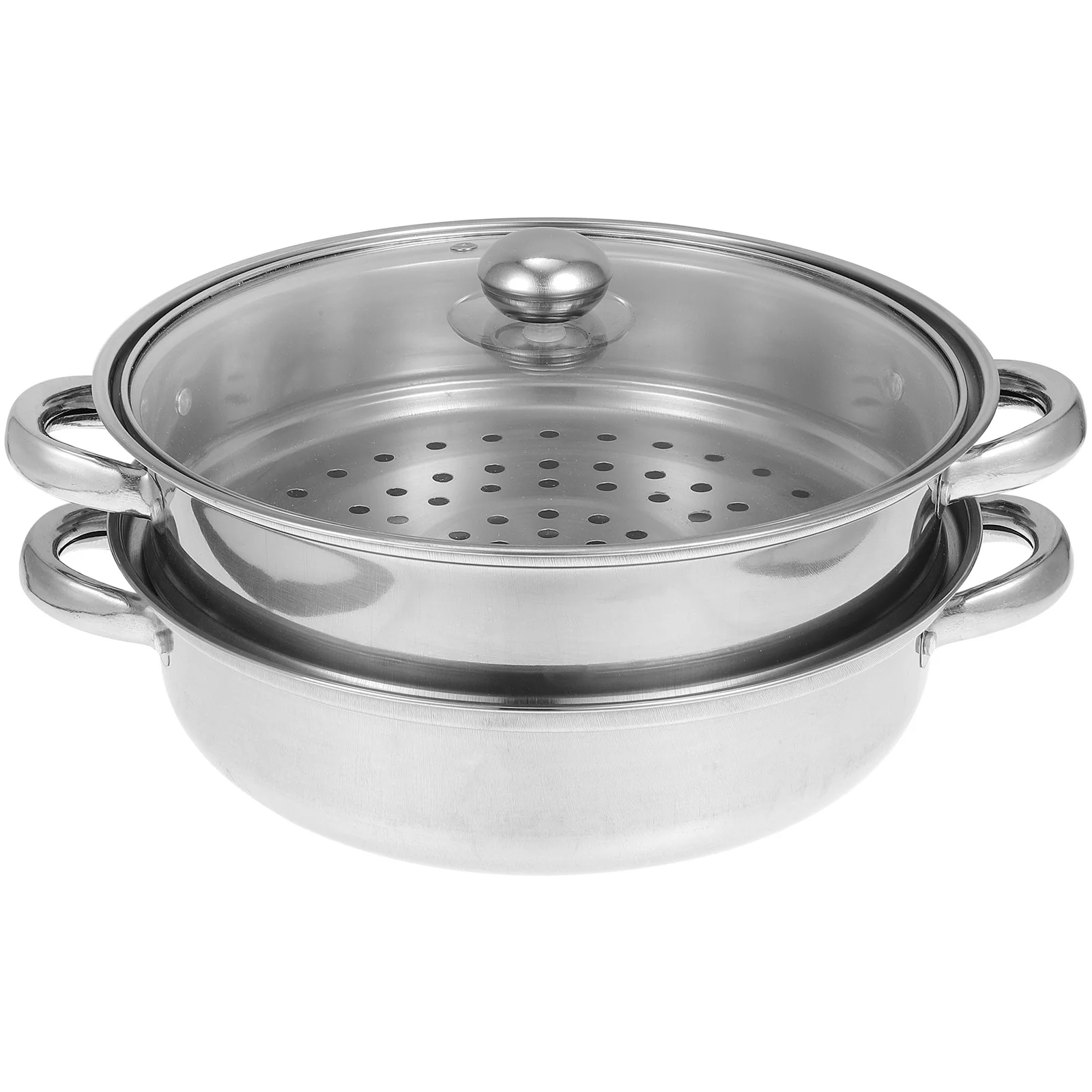 

Cooking Pot Stainless Steel Cookware Home Steamer Tamale Handle Design Kitchen Household