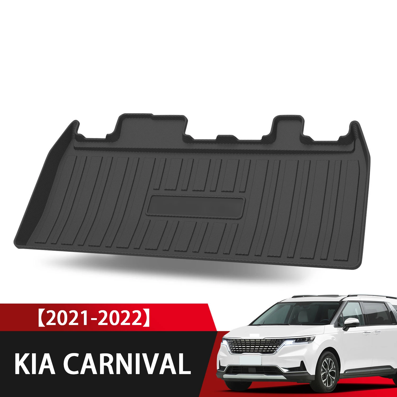 

For KIA CARNIVAL 2021 2022 Car Accessories Car Rear Trunk Mat Cargo Liner Trunk TPO Interior Decoration