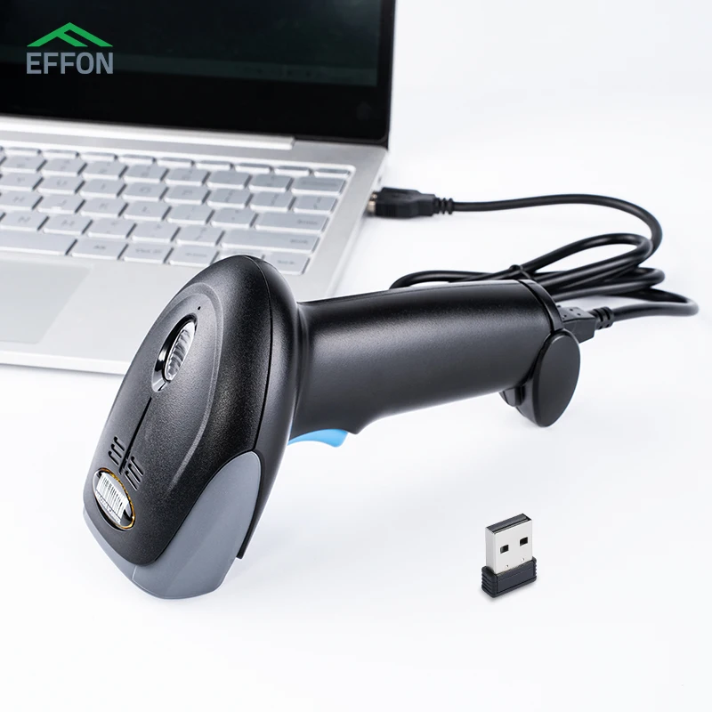 Фото Беспроводной 2D CMOS USB сканер штрих-кодов Effon TH13-B для книг, супермаркетов и логистических центров (формат А4) №1