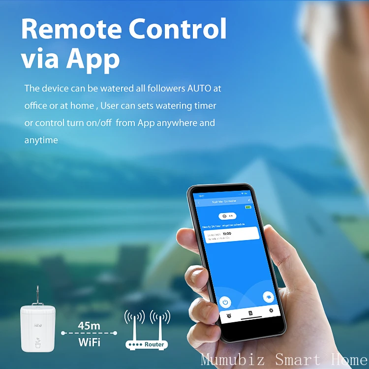 Автоматическая система полива для горшечных растений Tuya Smart WiFi Система капельного орошения с дистанционным управлением для до 10 горшечных растений (art.: 3920ce5d63bfb) - 3920ce5d63bfb