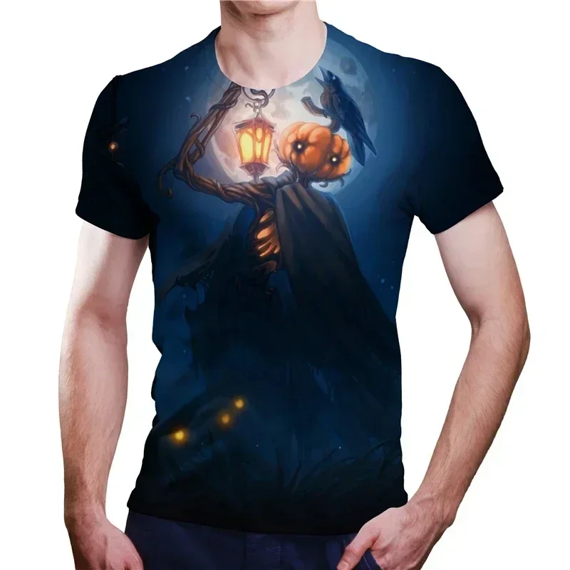 Футболка Stampata in 3D Rock Metallo Pesante Da Uomo Nuova Estate повседневная модная уличная хип-хоп