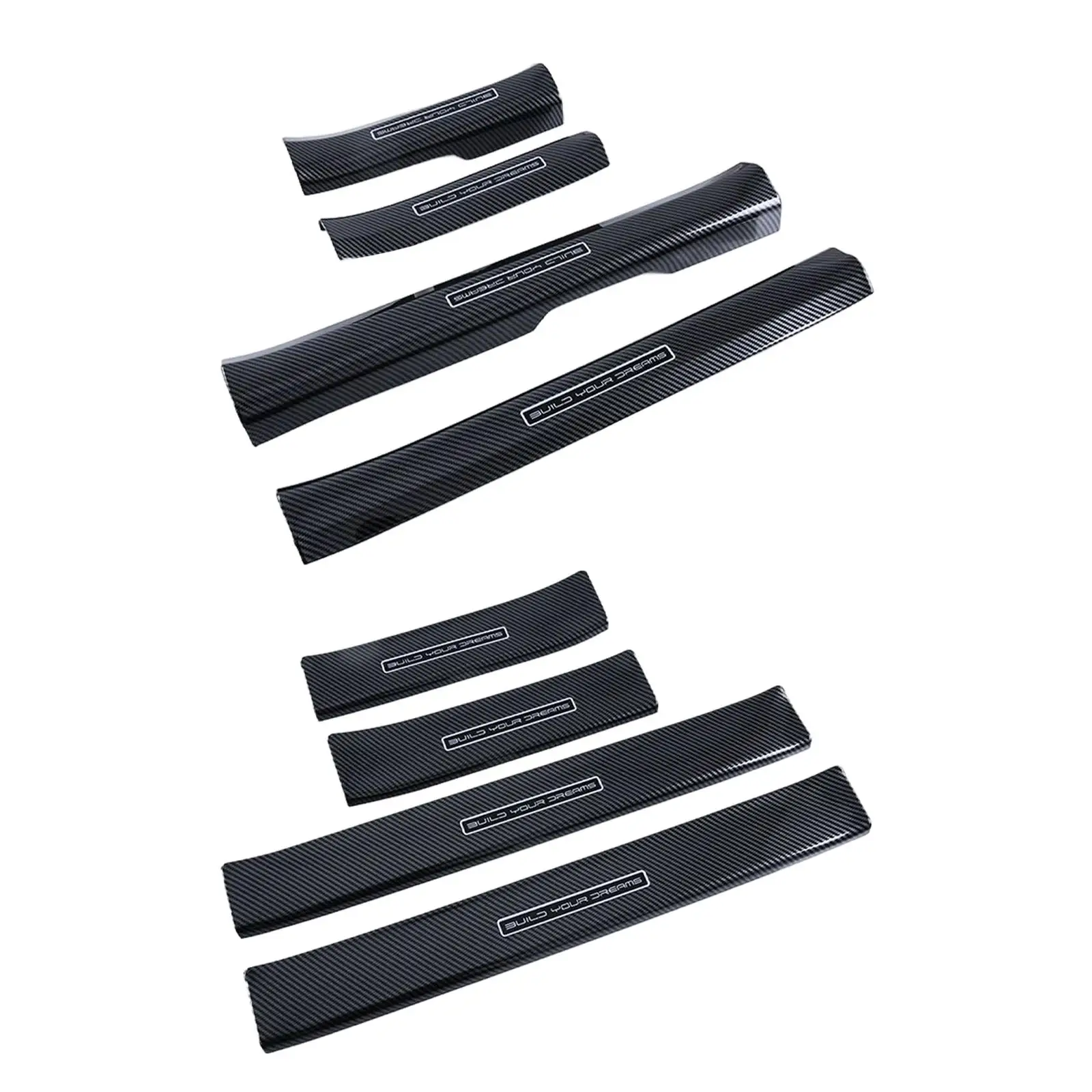 

4x Car Door Sill Plate Protectors Sill Cover for Byd Yuan Plus 2022