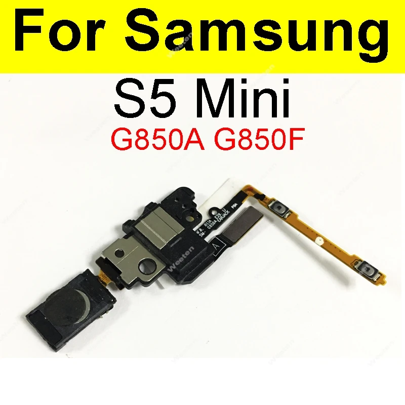 Динамик для наушников аудиоразъем кнопка громкости гибкий кабель Samsung Galaxy S5 Mini