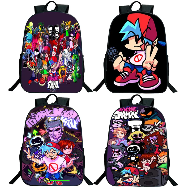 

Mochila Friday Night Funkin Backpack Game School Bags for Teenager Girls Boys Students Bookbag Travel Rucksack Cartoon Knapsack