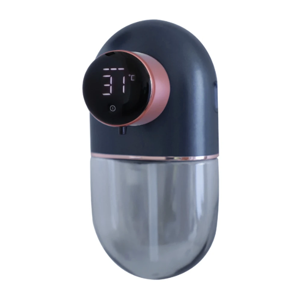 

Smart Automatic Soap Dispenser USB Rechargeable Liquid Hand Washer Digital Display Foam Hand Black