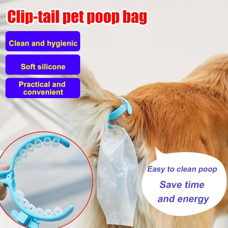 

Walking Dog Pet Toilet Bag Puppy Outdoor Feces Cleaner Tools Automatic Toilet Bag For Dog Trash Litter Cleaning Shit Bags