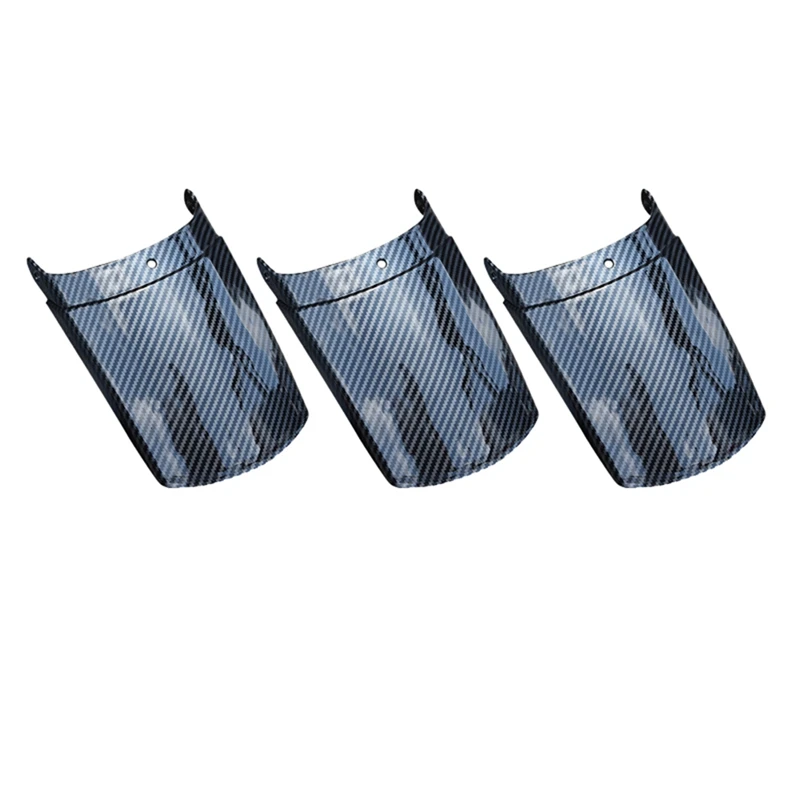 

3X For Yamaha NMAX155 Motorcycle Front Fender Mudguard Extension Splash Guard Carbon Fiber Mudflap