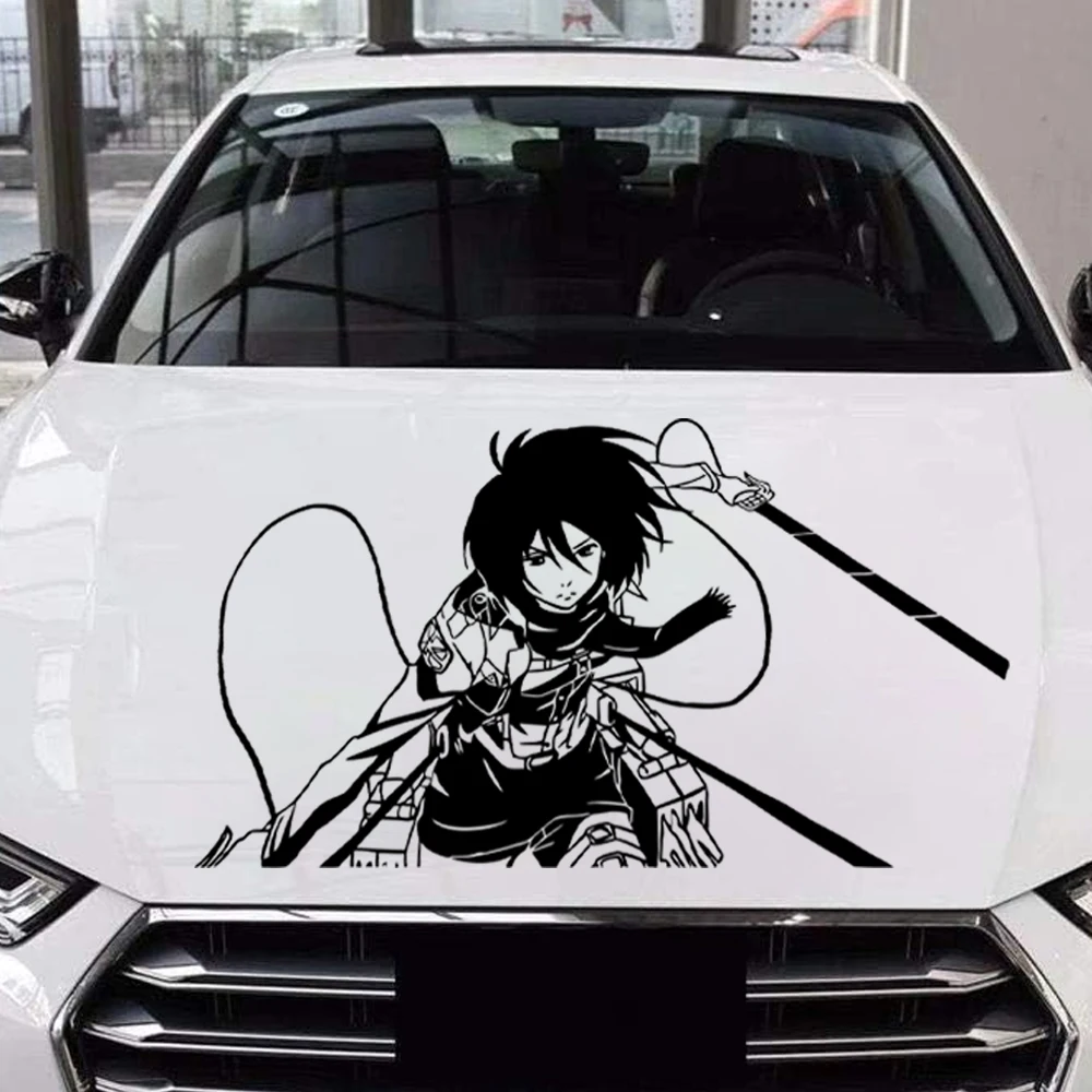 Аниме-стикер Атака и Титан для автомобиля наклейки украшения капот внешние