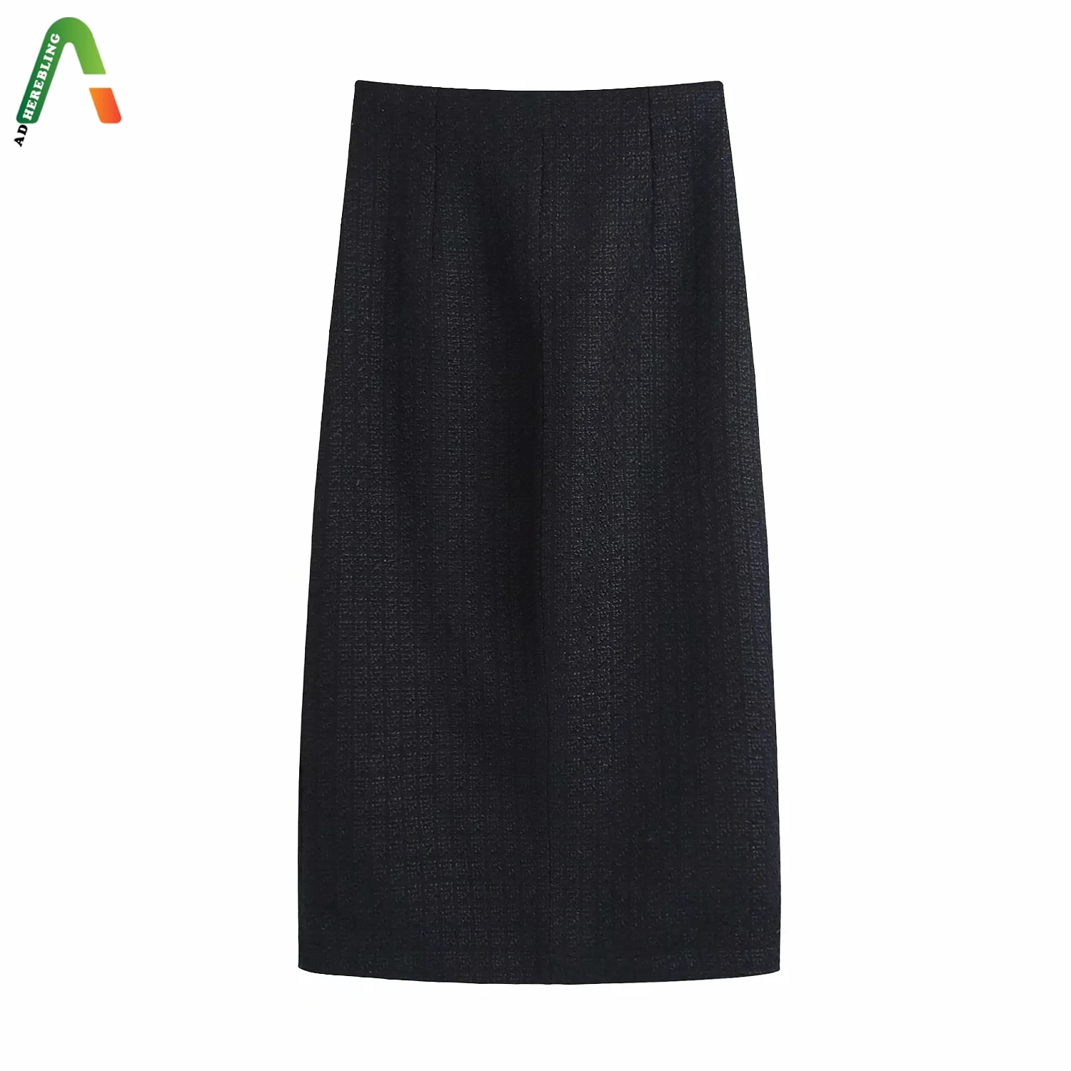 Женская юбка-карандаш Adherebling повседневная твидовая юбка с высокой талией