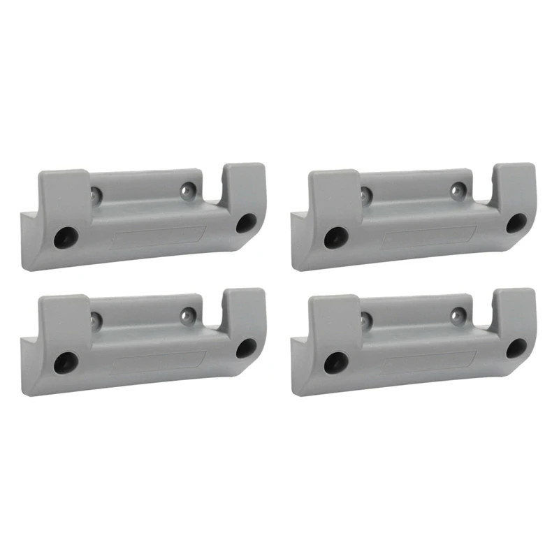 

4Pcs Garden Hose Reel Holder PVC Wall Mounted Garden Hose Hanger Pipe Holder with 8Pcs Expansion Screws