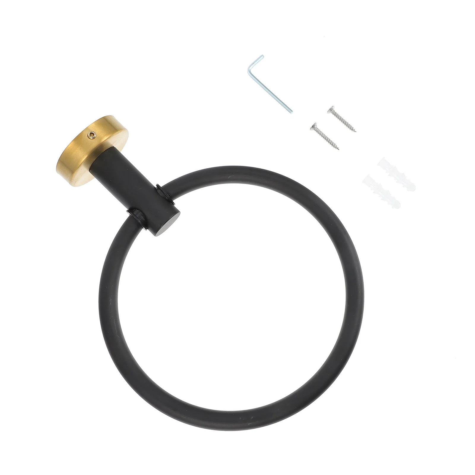 

1 Pc Practical Stainless Steel Towel Ring Hand Towel Holder Towel Hanger for Hotel