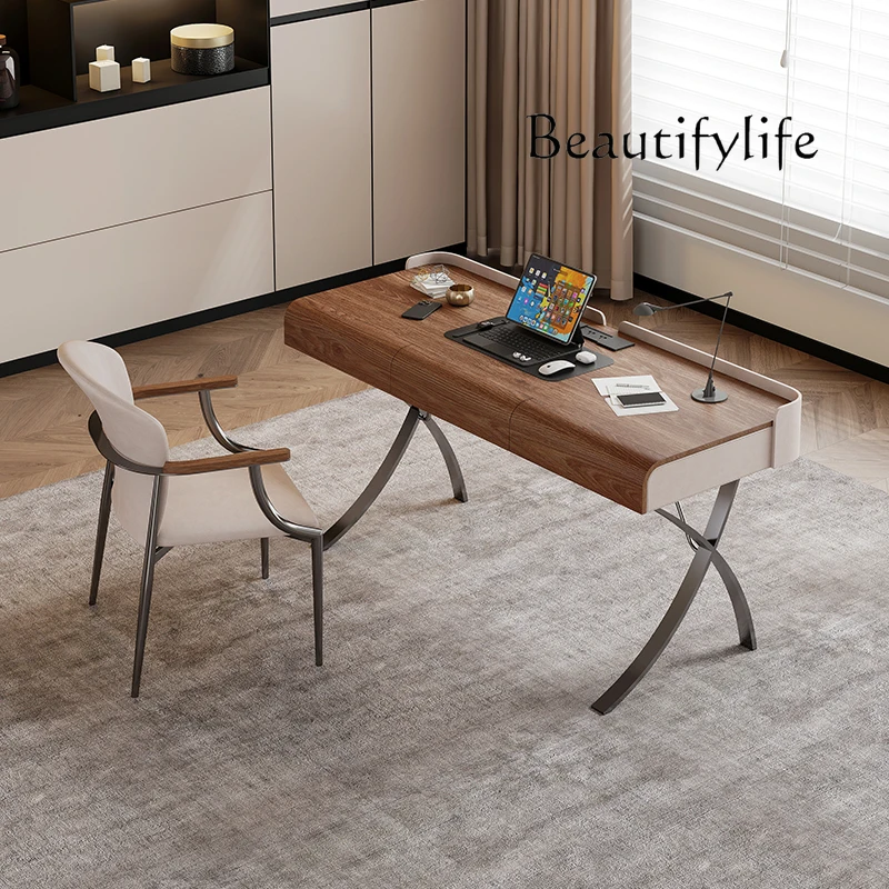 Итальянский минималистичный письменный стол для кабинета гостиной современный