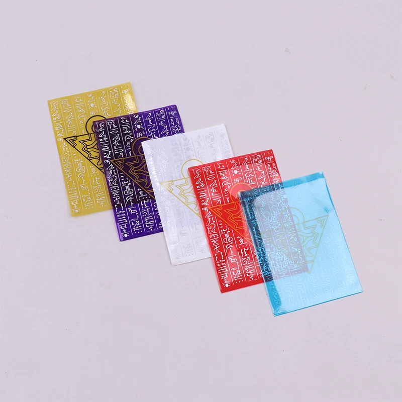 

50pcs/set (1 pack) Yu-Gi-Oh! Cosplay Yugioh Millennium Puzzle Anime Board Games Card Sleeves Card Barrier Card Protector