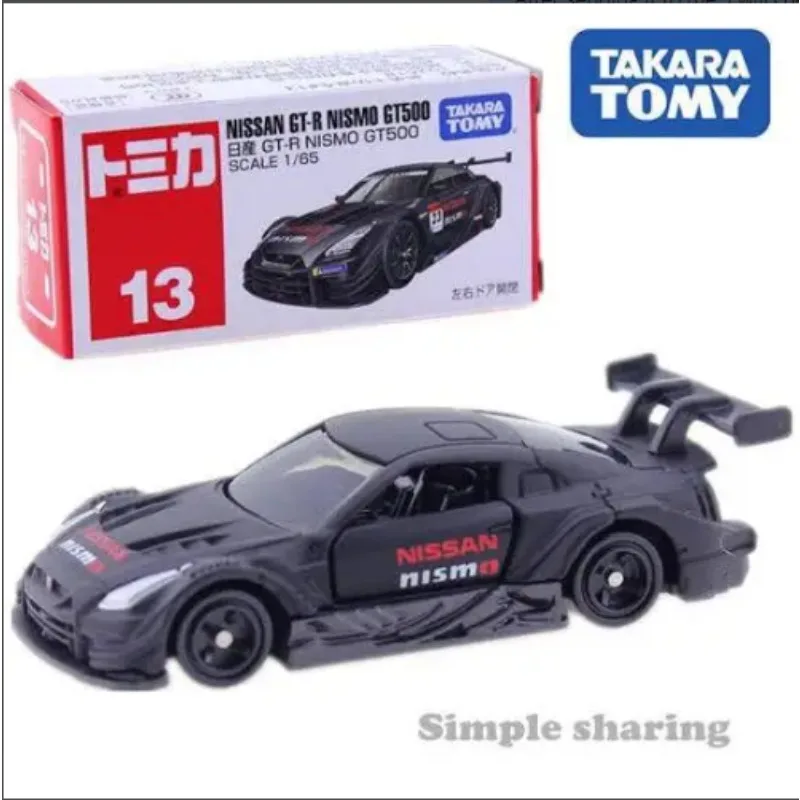 Оригинальная экшн-фигурка TAKARA TOMY Tomica из сплава для Nissan GTR Nismo GT500 аниме модель
