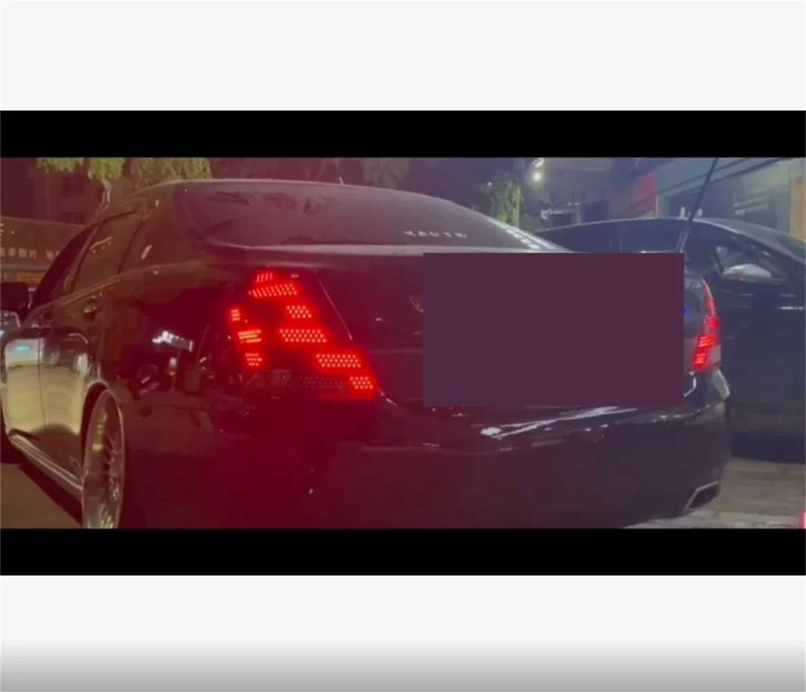 Фото Светодиодные модифицированные задние фонари (2 шт.) для Toyota Crown 13-го поколения: стоп-сигналы, фонари заднего хода, указатели поворота №5