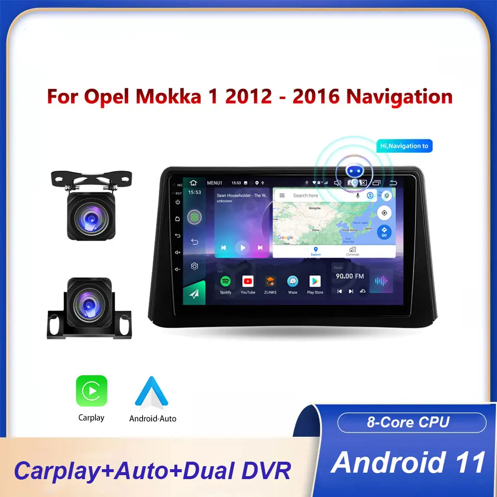 

2DIN Android10.0 Car Radio For Opel Vauxhall Mokka 2012-2016 GPS Navigation Auto Radio Car Receiver Bluetooth Player NO 2DIN DVD