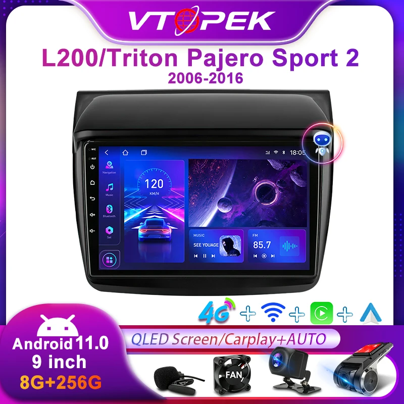 Multimedia Video Player Navigation  Android 11 2din