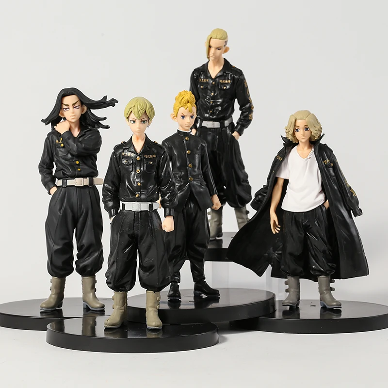 

Tokyo Revengers Manjiro Sano Takemichi Hanagaki Ken Ryuguji Matsuno Chifuyu Baji Keisuke Decorations Figure Toy Collection Gift