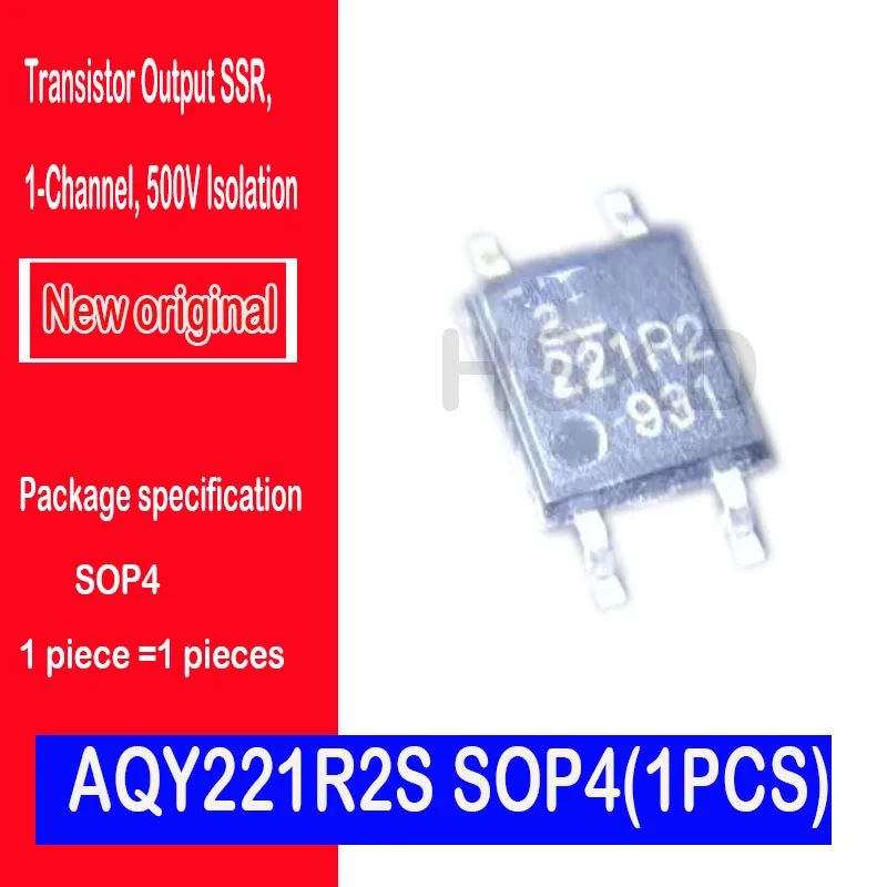 Оригинальный спотовый блок AQY221R2SX AQY221R2 твердотельное реле 221r2 SMD SOP4 транзисторный