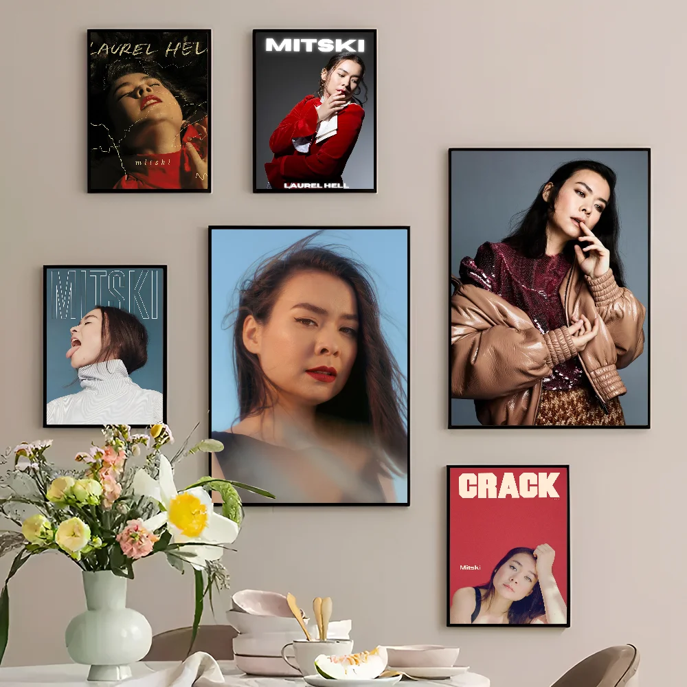 Хоп певец М-мицки хорошего качества принты и постеры винтажный Декор для комнаты