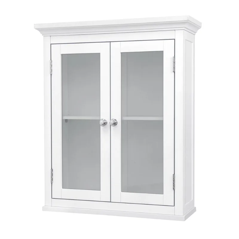 

Madison Removable Wooden Wall Cabinet with 2 Doors, White