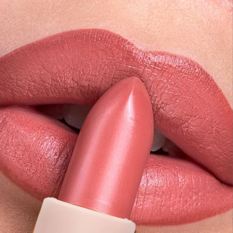 Three Scouts 15 Colors Matte Velvet Lipstick Natural Lasting Moisturizing Waterproof Non Sticky Cup Red Pink Lip Tint Women Make