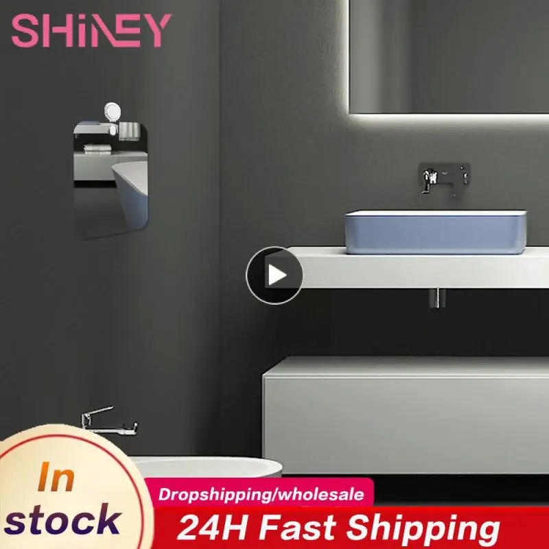 Зеркальное акриловое противотуманное зеркало для ванной комнаты, 17 х13 см