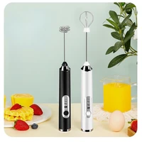electric milk frother portable rechargeable foam maker handheld usb charging electric foam drink mixer coffee frothing wand