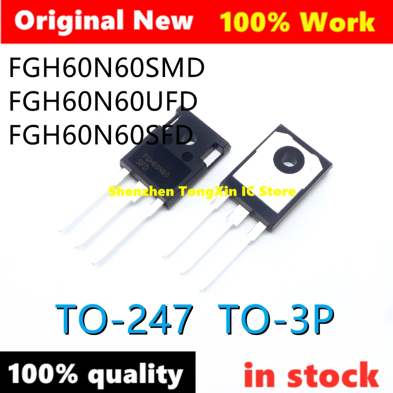 5 шт. 100% новый набор микросхем FGH60N60UFD FGH60N60SMD FGH60N60SFD FGH60N60 60N60 TO-3P TO-247 |