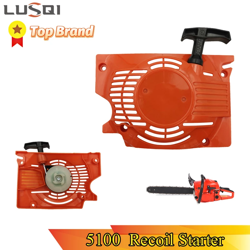 LUSQI Chain Saw Recoil Starter Gasoline Chainsaw Engine Repair Parts For Chinese 5100 series Chainsaw
