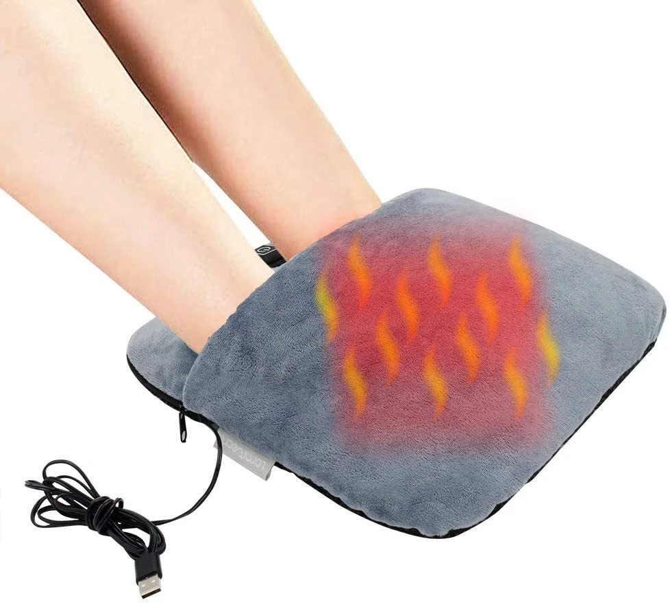 

Electric Foot Warmer Heater USB Charging Power Saving Warm Foot Cover Feet Heating Pads for Home Bedroom Sleeping heating