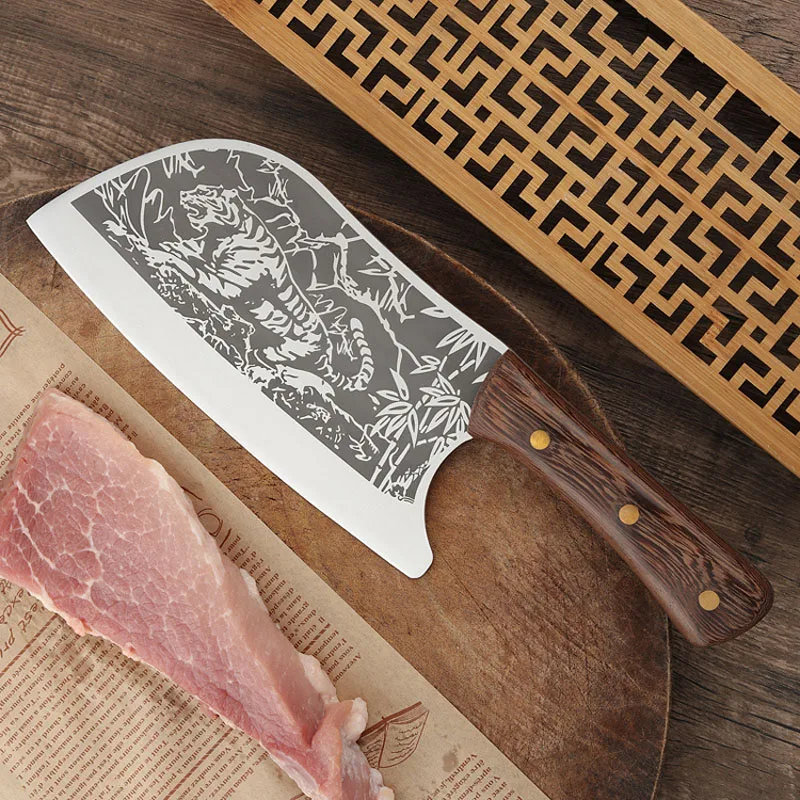 Кости нож для кухни Прочный острый кованый молоток из нержавеющей стали Chef'