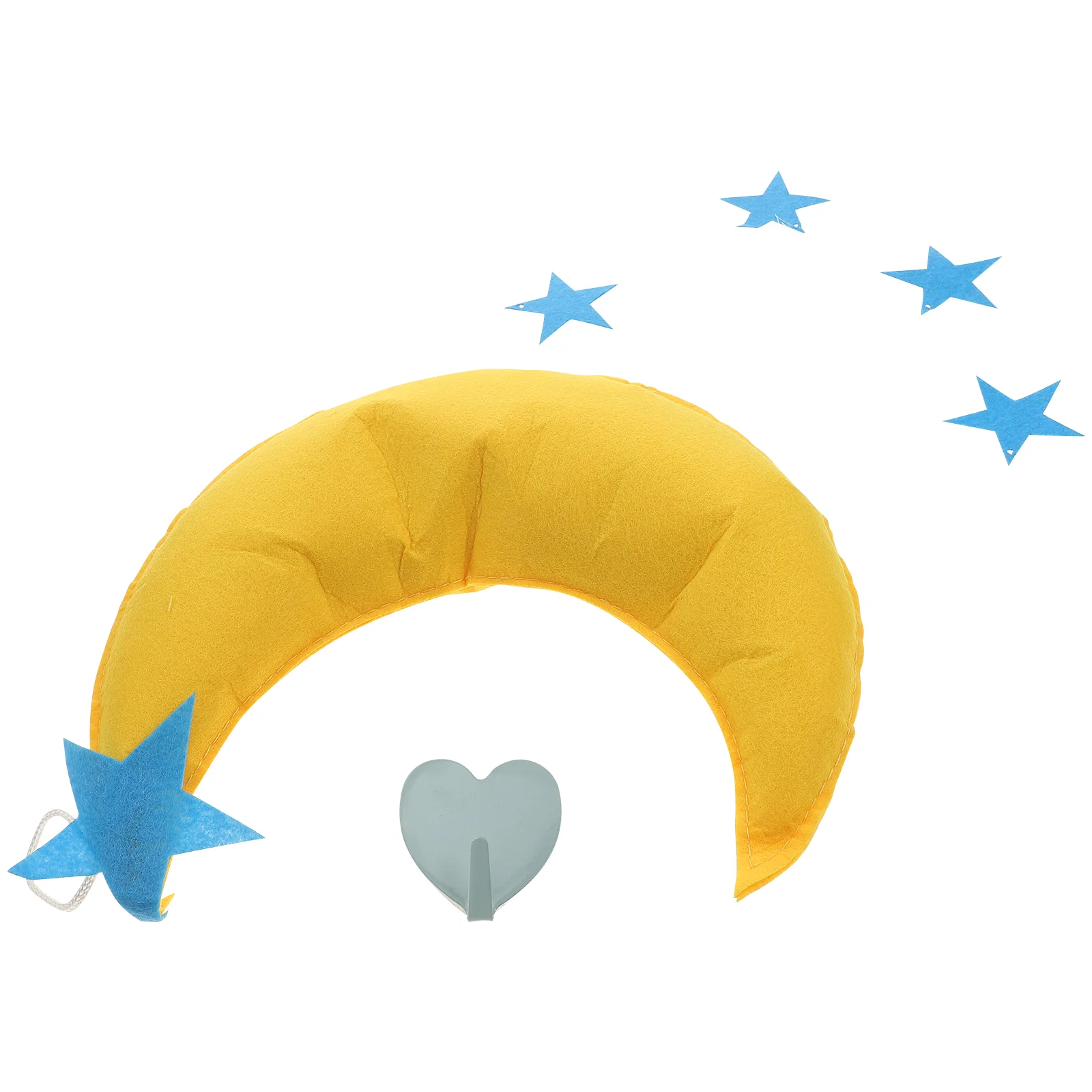 

Hanging Star Baby Decor Crib Nursery Pendant Decoration Mobile Ceiling Moon Wall Felt Room 3D Decorations Hangings Party Cloud