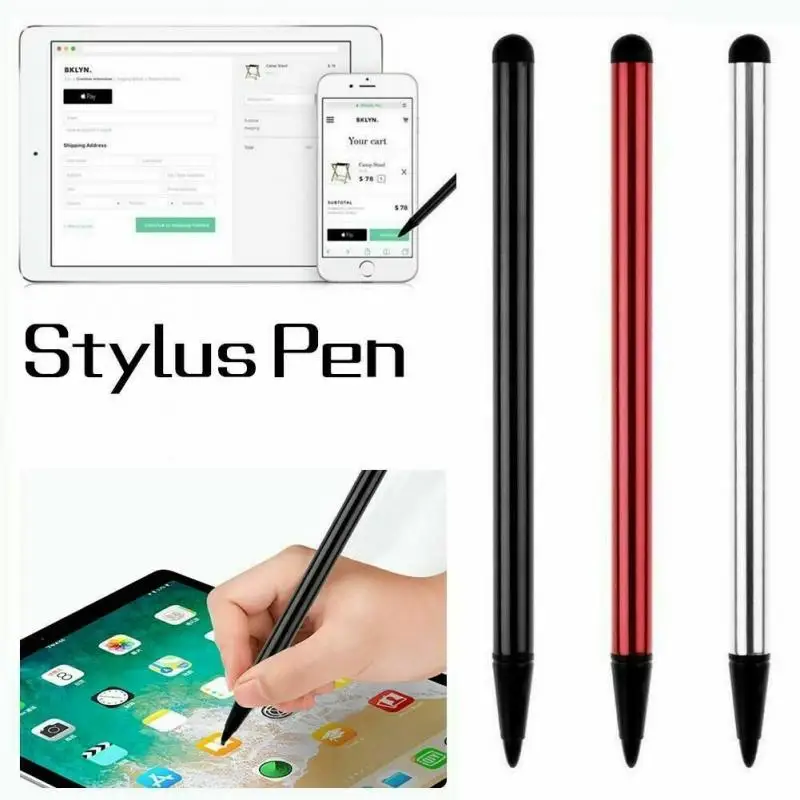 2 в 1 емкостный резистивный стилус для сенсорного экрана планшета IPad сотового