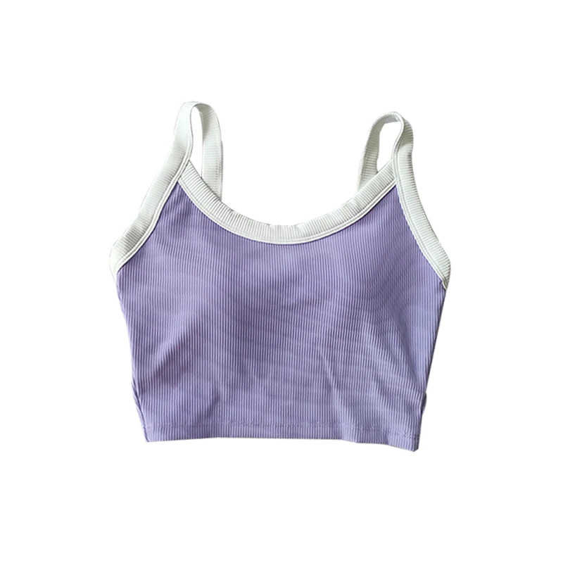 One-piece Sports Lingerie High-strength Shock-proof Anti-sagging Running Sling Crop Top Bra Fast-drying Fitness Yoga Vest