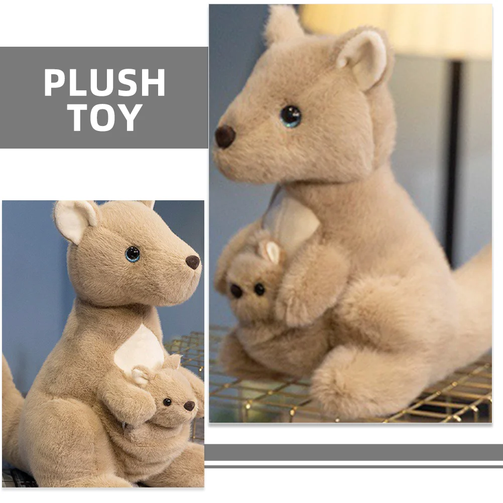 Игрушки-кенгуру милые мягкие игрушки плюшевые куклы для мамы и ребенка хлопковые