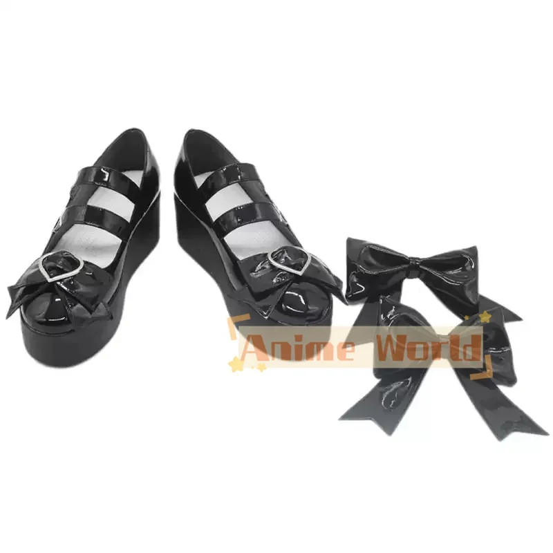 Виртуальный YouTuber VTuber Юки Сакуна Обувь для косплея Хэллоуин Карнавальные ботинки