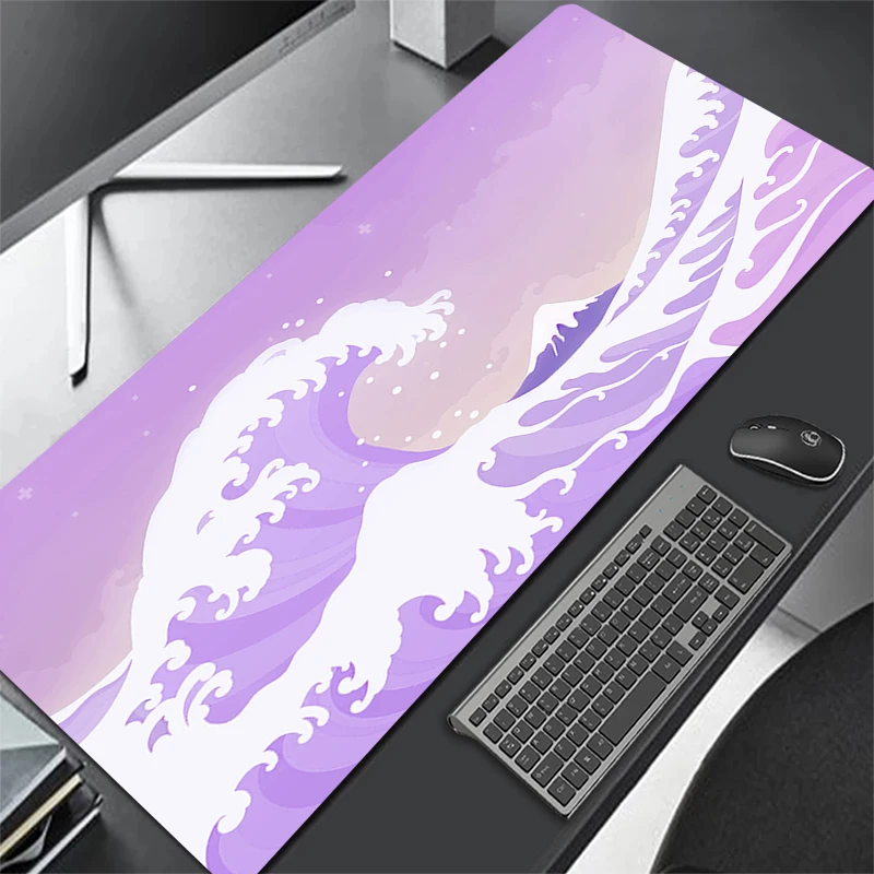 great wave off tapis de souris gaming mouse pad pc gamer computer large mousepad xxl kawaii office mause carpet 900x400 desk mat free global shipping