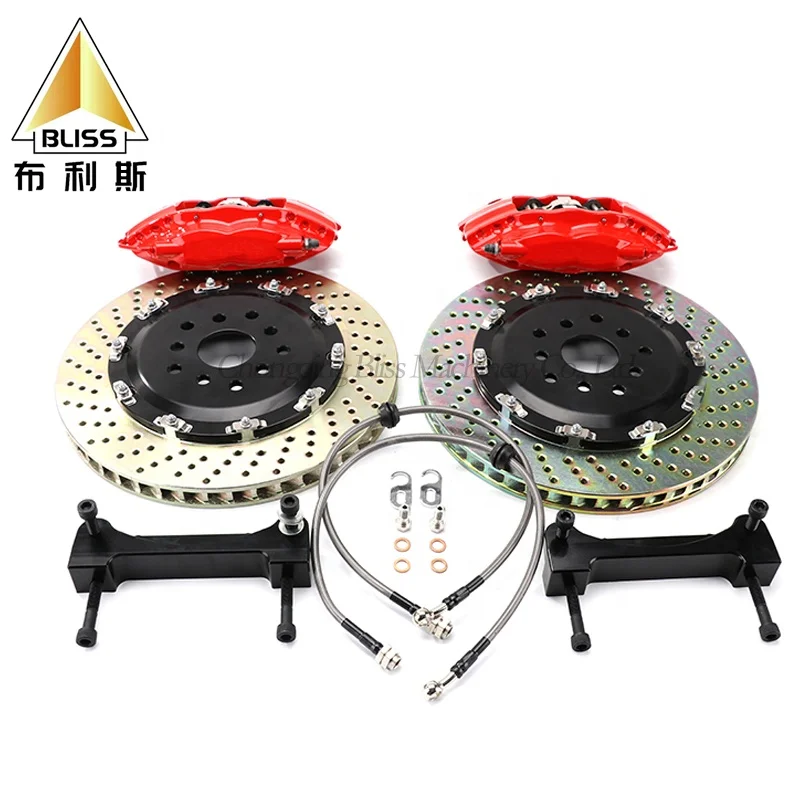 M-RACE Auto Part Big Brake Kit 345Mm 355Mm Disk F50 Modified Forged Sport 4 Piston Racing Brake Caliper