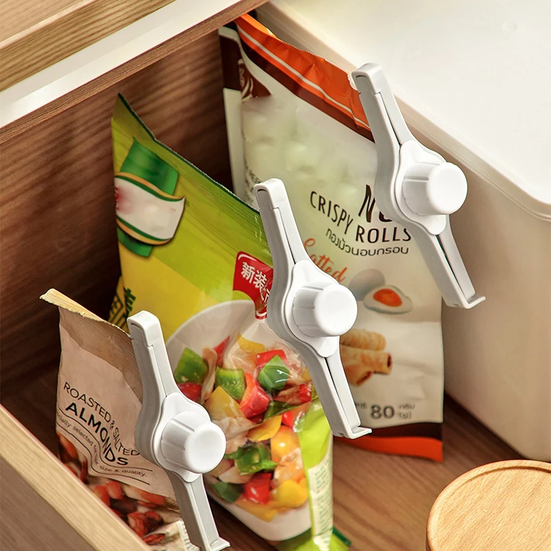 

1PC Screw Cap Sealing Clip Seasoning Bag Milk Powder Salt Bag Sealing Clip Snack Preservation Clip Gadget Kitchen Accessories