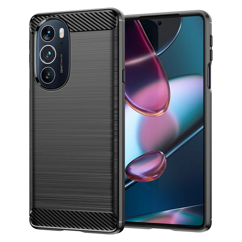 For Moto Edge X30 Case Cover For Moto G71 G51 Edge X30 S30 20 Shockproof Carbon Fiber Cover For Motorola Moto Edge X30 Fundas