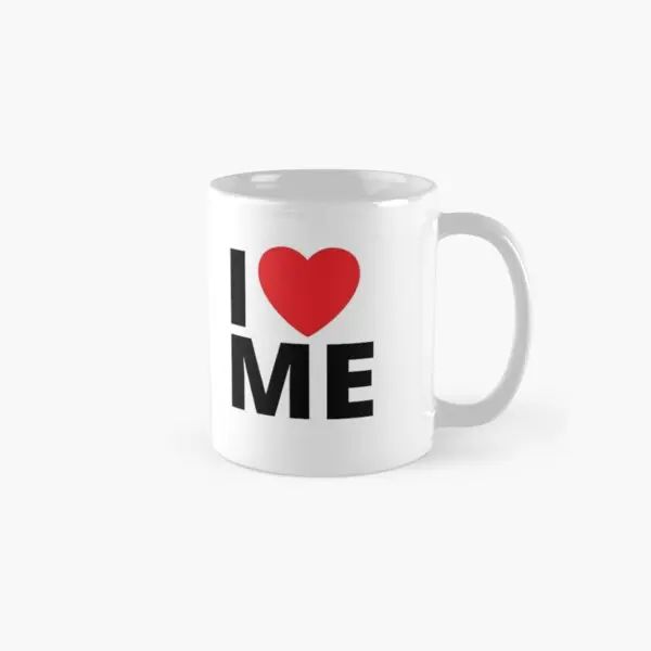 

Классическая кружка «I Love Me», посуда для напитков, дизайн картин, простая чашка, фото, принт, изображение чая, подарки, круглая ручка для кофе